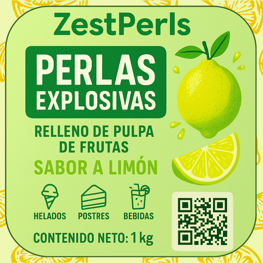 Perlas Explosivas Sabor Limón